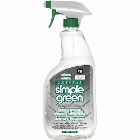 Simple Green Simple Industrial Strength Crystal Cleaner/Degreaser Spray Bottle, 24 oz 19024