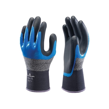 Showa Showa 376 Foam Nitrile Palm Coated Glove With 3/4 Nitrile Undercoat, Xl, 12PK 376XL-09