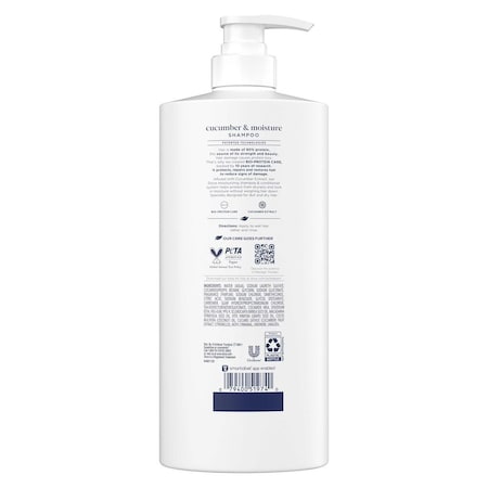 Dove Damage Therapy Cucumber Moisture Shampoo with Pump, 28 Fluid Ounce, 4PK 64789199