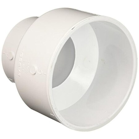 Charlotte Pipe And Foundry PVC 001021800HA 6X4 REDUCING COUPLING PVC DW PVC 00102  1800HA