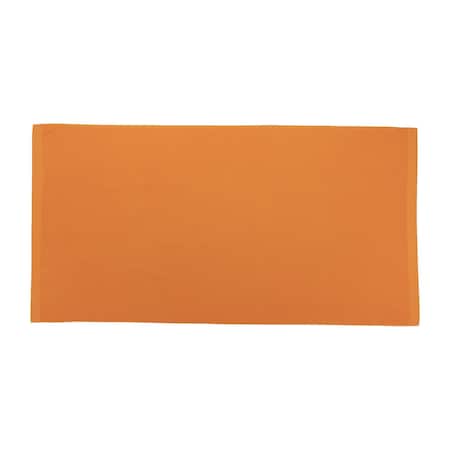Towelsoft Jumbo Size Terry Dobby Hem Velour Beach Towel Velour Beach Towel 36 inch x 72 inch -Orange HOME-BV1104-ORG