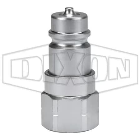 Dixon AG Series Agricultural Poppet Valve Plug, 3/4-14 Nominal, Female NPTF, Steel AG4F6-PV