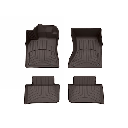 Weathertech Cocoa, Front and Rear FloorLiner HP 47230-1-3IM