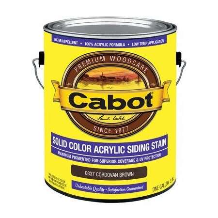 Cabot/Valspar GAL BRN Siding Stain 0837-07
