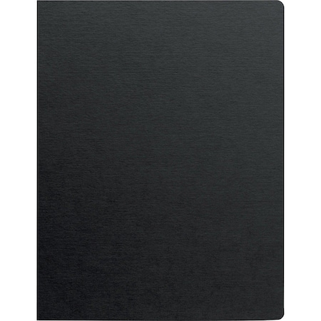 Fellowes Futura Binding System Covers, Round Corners, 11 1/4 x 8 3/4, Black, 25/Pack 5224701