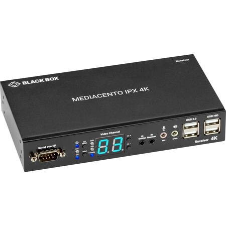 Black Box Black Box HDMI Extender Receiver, 30km, Multimode, RJ45 VX-HDMI-4KIP-RX