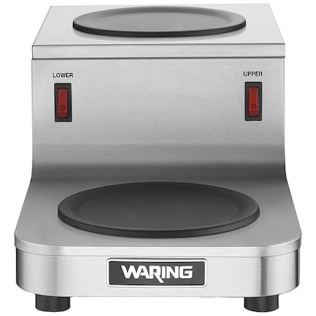 Waring Commercial Coffee Warmer, Stainless Steel, 8" W WCW20R