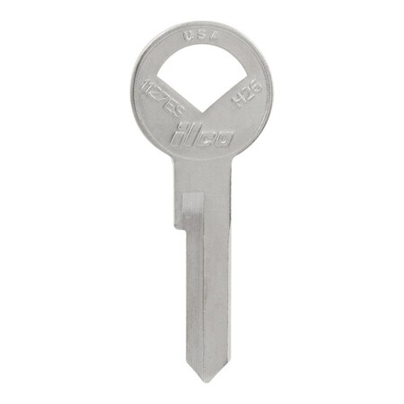 Homecare Products Automotive Universal Key Blank for H26 Single Sided for Ford, Silver HO3328603