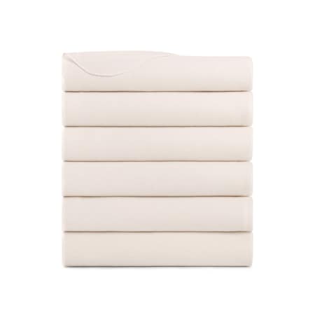 Arkwright Home Cozy Soft Polar Fleece Throw 50x60 Ivory - Case of 24, 24PK FLC-PLR-5060-6PK-IV