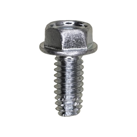 Auveco 12-24 x 1/2in Indented Hex Washer Head Type F Thread Cutting Screw, 100PK 8437