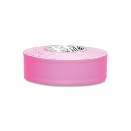 Presco Taffeta Flagging Tape, 1-3/16 in x 300 ft, Pink, 12PK 764-TFP