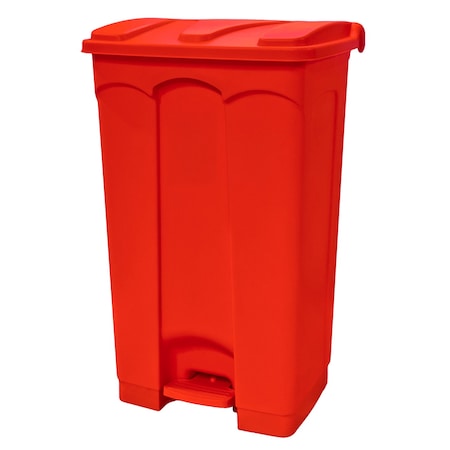 Quantum Storage Systems Step-On Contianer, 23 Gallon, Red CSO-23RD