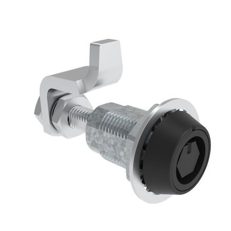 Southco Vise Action, Compression Latch, Large Size, Bellcore 216, Zinc Alloy Powder Coat, Black E3-115-15