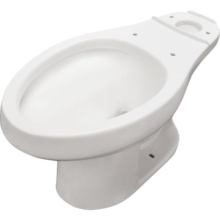 Cmi Compass Manufacturing Freeport Wht Elongated 1.28 GPF 17'' Grab-N-Go Toilet Bowl 572-8256