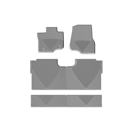 Weathertech Grey, Front, Rear, and Rear All Weather Floor Mats W345GR-W346GR-W356GR