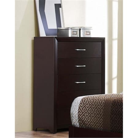 Home Elegance Edina Chest in Brown Espresso 2145-9
