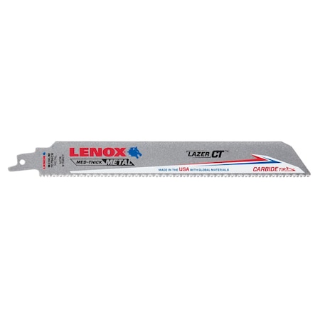 Lenox 9 in x 10 TPI Reciprocating Saw Blade Set, LENOX, 1 PK LXAR9110CT-1