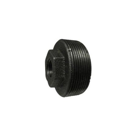 Midland Industries BUSHING HEX RDCR 1IN MPT 3/8IN FPT IRON 64511