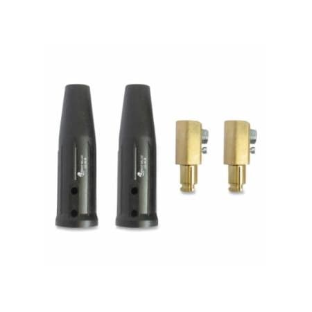 Best Welds Cable Connector, LC40 Male/Female, Ball Point Connection, 1/0 AWG to 2/0 AWG Cable Capacity 900-LC-40-BULK