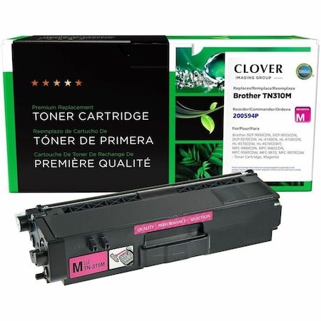 Cig Clover Imaging Remanufactured Magenta Toner Cartridge for Brother TN310 200594P