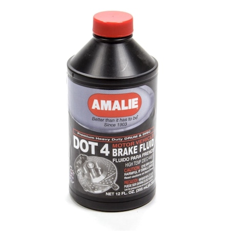 Amalie 12 oz DOT 4 Brake Fluid AMA65041-92