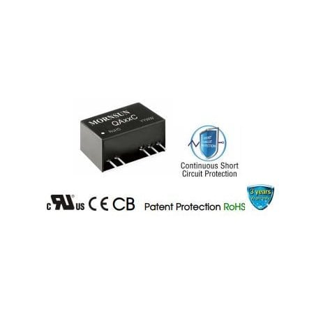 Mornsun PS Module for IGBT Driver, Dual outputs 15, -9VDC, 15VDC input QA152D