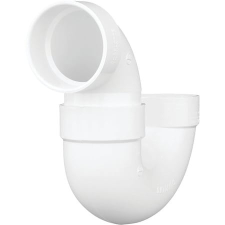 Charlotte Pipe And Foundry 4'' White PVC P-Trap PVC 00706X 1200HA