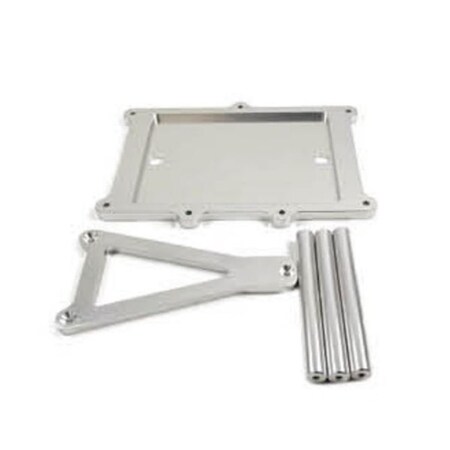 Absurdo Billet Aluminum 3-Bolt Battery Mount for Optima Group 34-78 Series, Polished AB2205964