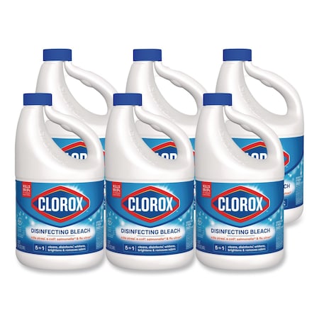Clorox Cleaners & Detergents, Bottle, Unscented, 6 PK CLO32263