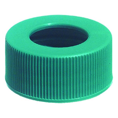 Qorpak Polypropylene Hole Cap, Green, PK3700 CAP-00337