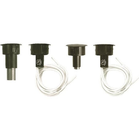 Securitron Door Position Switch, Metal, Anodized, Includes: Cylindrical Permanent Magnet, Magnetic Switch DPS-M-GY