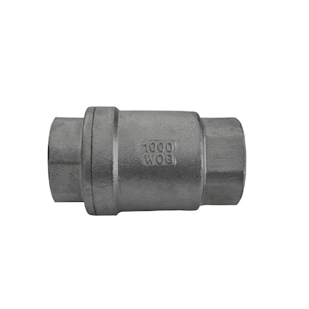 Discover 1-1/4 in. Stainless Steel Spring Check Valve 102661