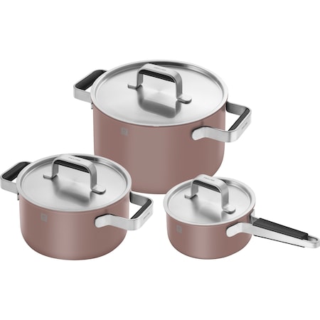 Zwilling Pure 6-pc Stainless Steel Cookware Set, Rose 1030813