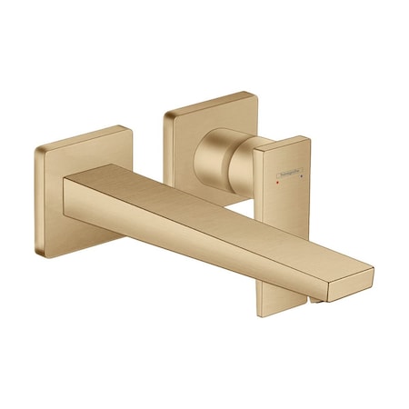 Hansgrohe Metropol Wall-Mounted Single-Handle Faucet Trim with Lever Handle, 1.2 GPM in Brushed Bronze 32526141