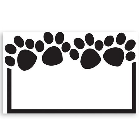 Nashville Wraps Paw Print Enclosure Gift Card, 3.5x2.25, 50PK AC6002
