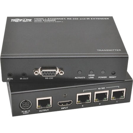 Tripp Lite HDBaseT Extender, HDMI, 328ft, Ethernet BHDBT-K-E3SPI-L