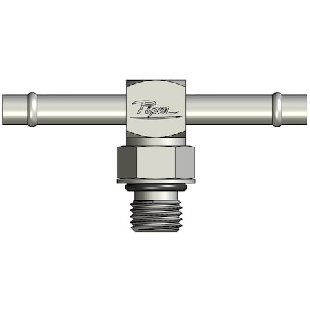 Piper 1-1/4in. x 1-1/4in. x 1-1/4in. Branch Tee Straight Thread Hose Connector 0830-20-20-20