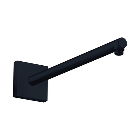 Axor ShowerSolutions Showerarm Square, 15" in Matte Black 26436671