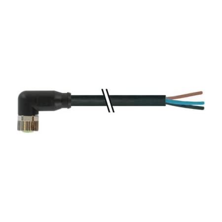 Murrelektronik Cordset, PVC Cable Jacket, 2 m L Cable 7000-08081-6100200
