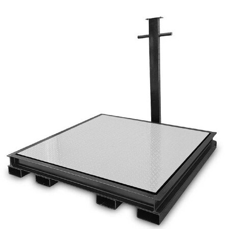 Prime Systems 60x60, 5x5, Floor Scale with Pit Frame for above and in-ground use 2,500 x .5 lb PS-PF5x5FP-2500