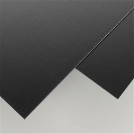 Evergreen 0.06 x 8 x 21 in. Styrene Plastic Sheet Railroad Scratch Building Supply, Black, 2PK EVG9116
