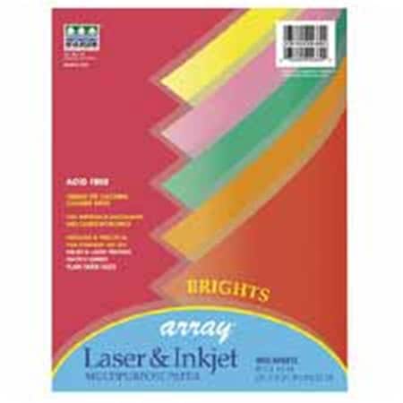 Pacon Bond Paper- 24lb.- 8-.50in.x11in.- Acid-free- 500 Sheets- Assorted PAC101105