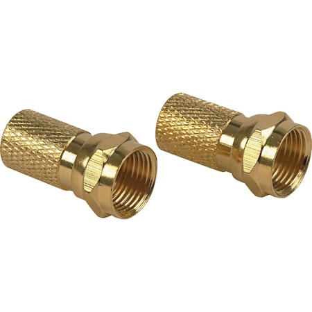 Rca RG6 Twist-On Coaxial F-Connector, 10PK VH5910R