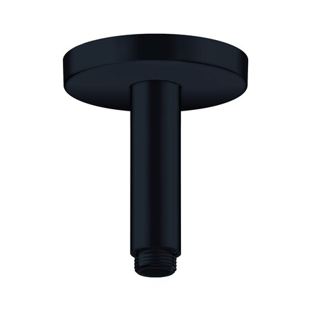 Axor ShowerSolutions Extension Pipe for Ceiling Mount, 4" in Matte Black 26432671