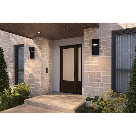 Doornmore G7501, 51.5" x 98" ( 36" Door + 12" Side) Right Hand, Mahogany 3/4 Lite Exterior Door G7501-SW-3696-G7501-SL_1-1_RI