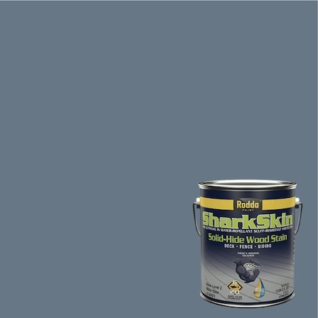 Rodda Paint SharkSkin Deck and Siding Solid Wood Stain, 1 Gallon, Tidal, 4PK 4240031-4PK-EX154/Tidal