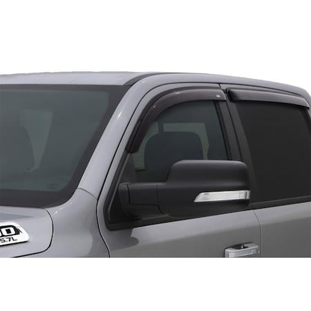 Ventshade Rainguards, Tape-On, Smoke, Acrylic, Set Of 4 94806