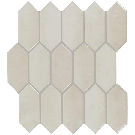 Daltile Miramo 2'' x 5'' Ceramic Picket Wall Mosaic, 12PK MR44PCK25MBMSGL