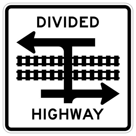 Sign Solutions Usa Traffic Sign, 24 in Width, Aluminum Sign, Square DUS10DWT2424R15-7a
