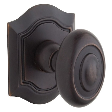 Baldwin Preconfigured 5077 Bethpage Knob with R027 Bethpage Rose Passage Lock with 2-3/8in 5077112PASS